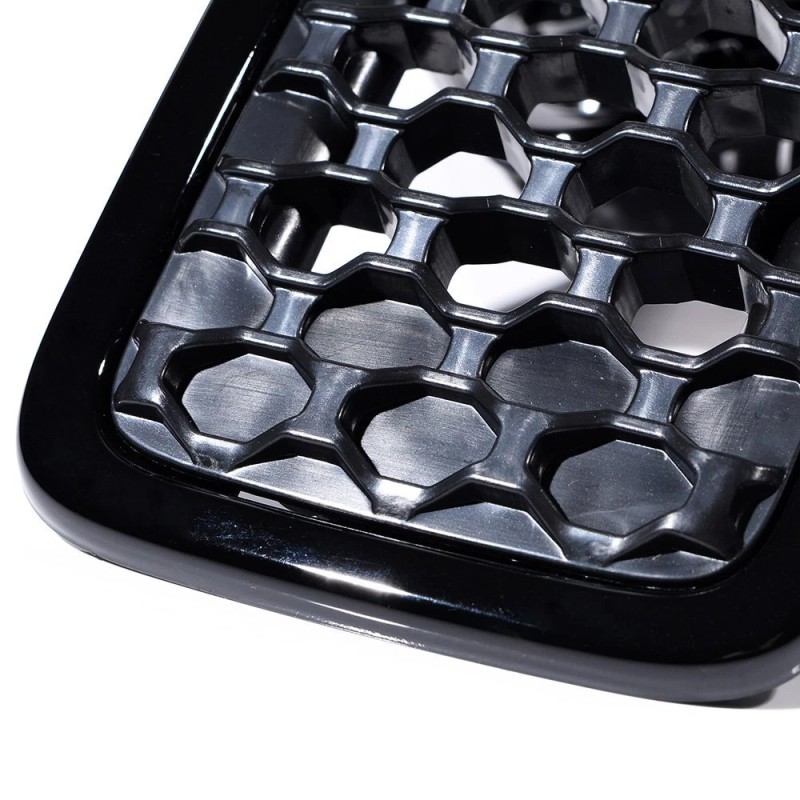 AstraDepot For 2019-2023 Jeep Cherokee Honeycomb Mesh Front Grill Inserts