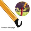 3 Colors Portable Aluminium Alloy Handle Outdoor Camping Hammer Tent