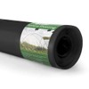 Elixir 2m Wide Black Polythene Sheeting Garden Cover Plastic (5m,