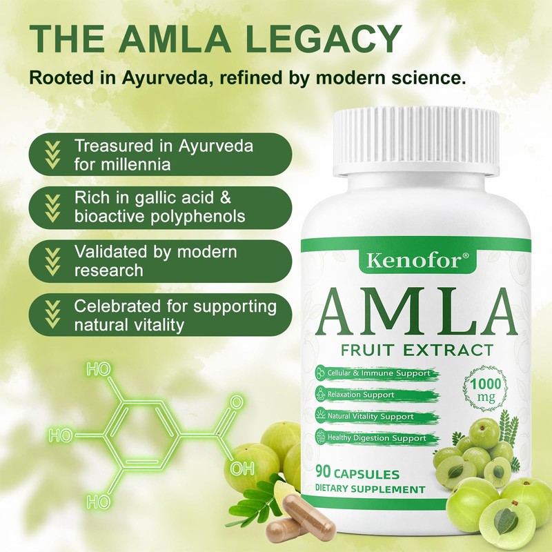 Amla Capsules, Amla Superfruit Capsules 1000mg, Amla Fruit Extract, Amla
