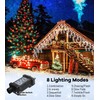 Icicle Outdoor Christmas Lights,460LED 17.5M/57ft Christmas Decorations Lights Plug in,Cool