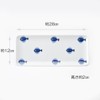 Hasamiyaki CtoC Japan Long Square Plate L Fish W 11.0