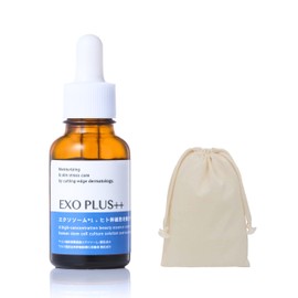 EXO PLUS++ Exosome, 50 billion Pieces, Vitamin C, Firm Elasticity, Pores, 1.0 fl oz (30 ml), Drawstring Included