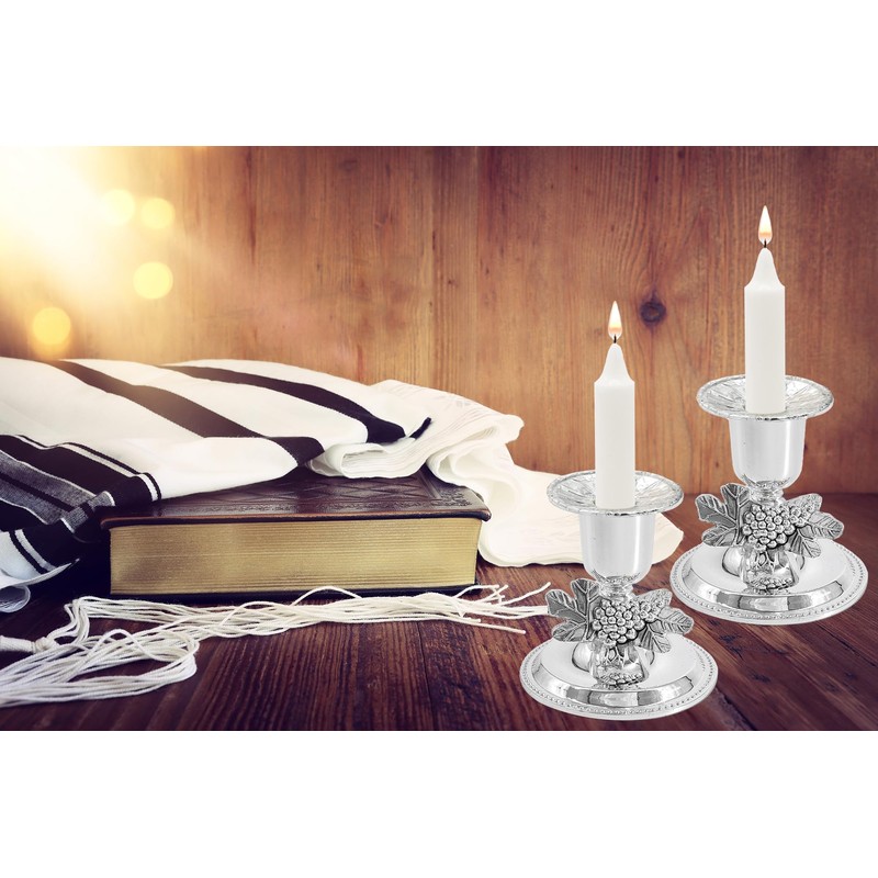 The Dreidel Company Extra Heavy Disposable Candle Holders, 50 Pack