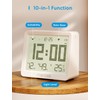 Meross Smart Room Thermometer Requires MSH450 Hub, WiFi Humidity Meter