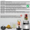 7 Fins Blender Blade for Ninja Blender, Blender Blade Replacement