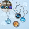 Elegaperma 50pcs 25mm Glass Cabochons, Clear Glass Cabochons for Jewelry