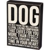 Primitives by Kathy Box Sign - Dog Best Friend, 6x8