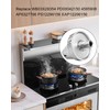 QAGGUM Gas Stove Knobs Compatible with GE PGP9030SL1SS PGP7036DL1BB PGP9036SL2SS
