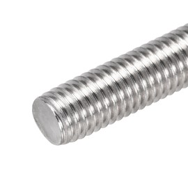 sourcing map Pack of 5 M10 x 40 mm Fully Threaded Rod 304 Stainless Steel Right Hand Thread, M10-1.5 Thread Pitch