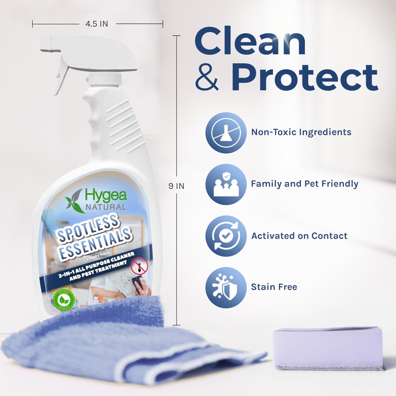 Spotless Essentials 2-in-1 Lice Spray treatment & All purpose cleaner