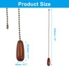 Marvexi 8Pcs Ceiling Fan Pull Chain Extender 12Inch Fan Pull