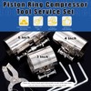 Glarks 3Pcs 6" Piston Ring Compressor Tool Service Set, Car