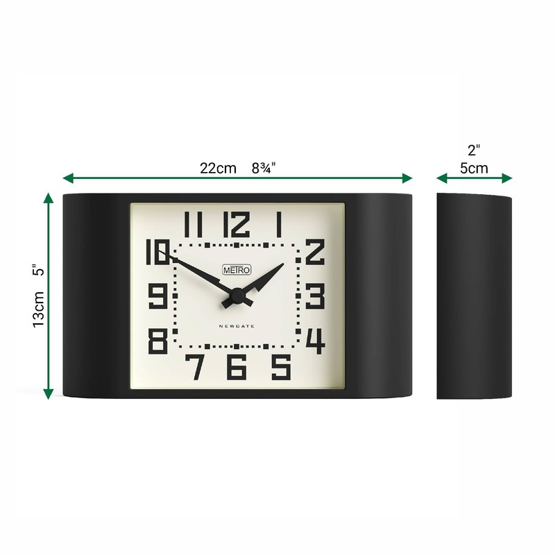 NEWGATE® Mini Metro desk clock | Retro mantel clock |