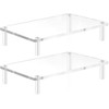 YestBuy Acrylic Monitor Stand Riser, Clear Computer Stand for Laptop,