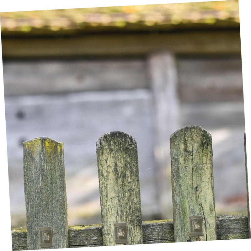 Sosoport 100pairs Self-Tapping Screw Clips for Wire Fence Easy Installation