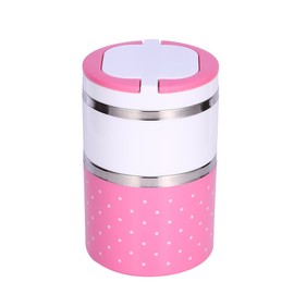 Food Flask, 900 ml Food, Insulated Stainless Steel Bottle, Thermal Flask for Food, Drinking, Soup and Meals (Pink)