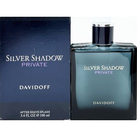 DAVIDOFF SILVER SHADOW PRIVATE AFTER SHAVE SPLASH FOR MEN 3.4 Oz / 100 ml NEW!!!