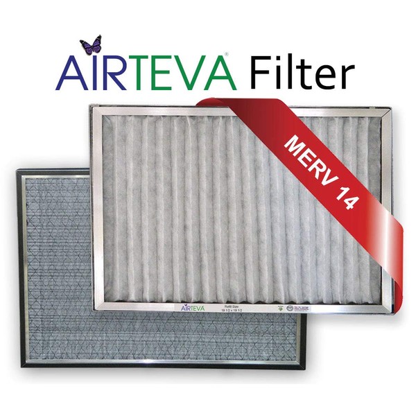 16 1/4 x 21 1/2 x 1" Hinge HealthSmart Air Conditioner Filter with (1) year supply of MicroSponge pads