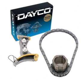 Dayco Engine Timing Chain Kit compatible with GMC Sierra 1500 4.8L 5.3L 6.0L V8 2007-2011 - Includes: Crankshaft Sprocket, Chain, Tensioner