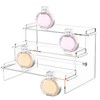 Meteou Acrylic Risers Display Stands, 12'' Perfume Organizer, Clear Riser