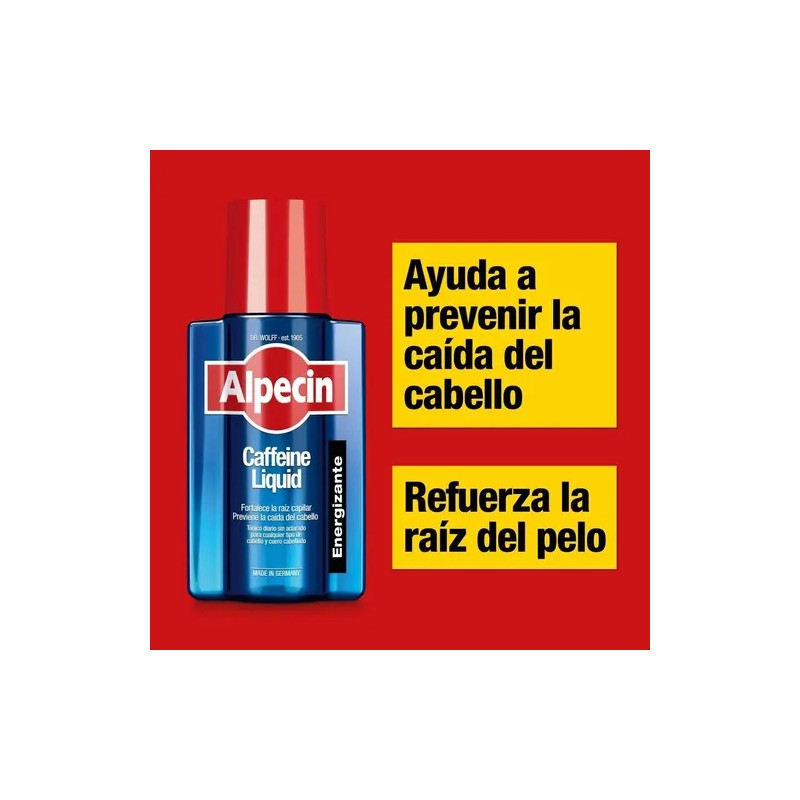 Kit Alpecin Caffeine Shampoo Tónico Alpecin Liquid Unisex