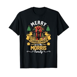 Morris Family Christmas Costume Group Matching Xmas Party T-Shirt