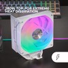 MARS GAMING MCPU-X5ARGB, CPU Cooler 280W TDP, 5x New Generation
