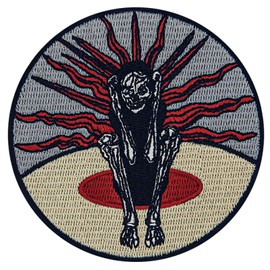 ZEGINs Introspection Heart Searching Patch Embroidered Applique Badge Iron On Sew On Emblem