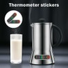2 Pcs Color Changing Temperature Sticker Milk Jug Thermometer Sticker