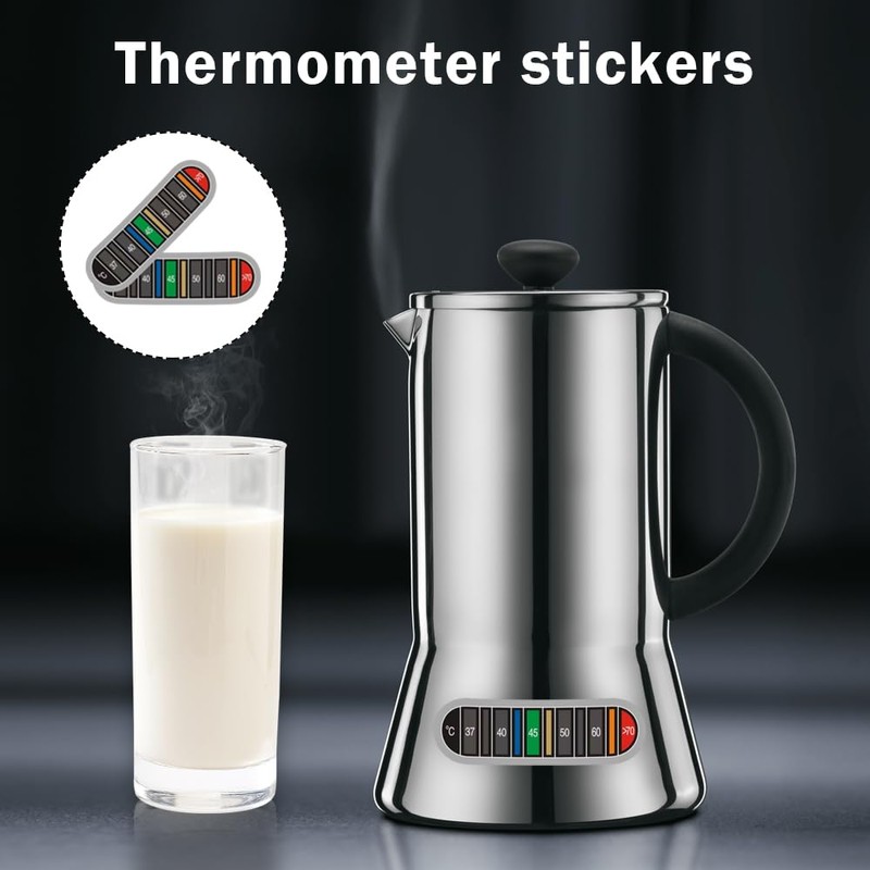 2 Pcs Color Changing Temperature Sticker Milk Jug Thermometer Sticker