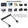 HD Multimedia Interface Cable 8K 48Gbps Right Elbow Mini HD