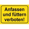 mrdeco Metal Sign 12 x 18 cm Curved Touch and