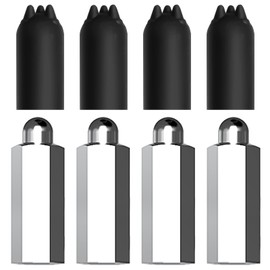 Extended Metal Prongs and Silicone Protective Covers for RS3 Dog Shock Collar