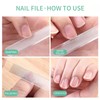 Large Professional Crystal Nail File, Genuine Czech Tempered Glass Nail