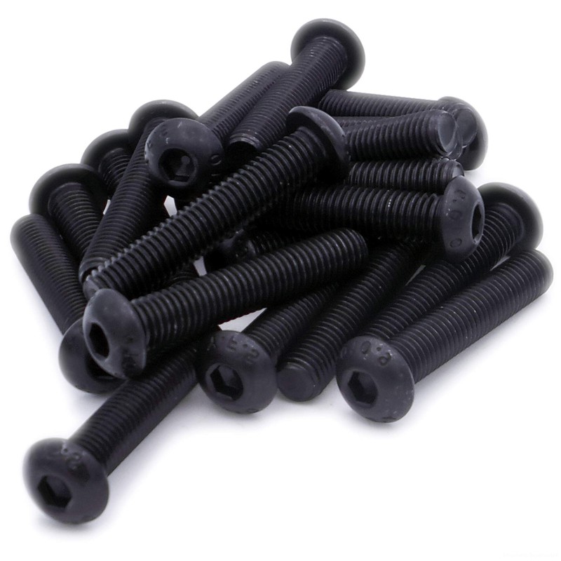 M6 (6mm x 10mm) Hex Socket Button Machine Screw (Bolt)