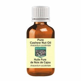 Devprayag Pure Cashew Nut Oil (Anacardium occidentale) Natural Therapeutic Grade 15ml (0.50 oz)