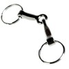 NETPROSHOP Beautiful Metal Key Ring Bit Simply Broken Silver
