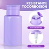 2 Pack Purple Push Down Pump Dispenser - Nail Polish