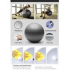 Pezziball 55 cm Non-Slip Gymnastics Ball Yoga Exercise Sitting Ball