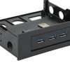 USB Front Panel Adapter 3.5in 5.25in USB1.1 USB2.0 Hot Swap