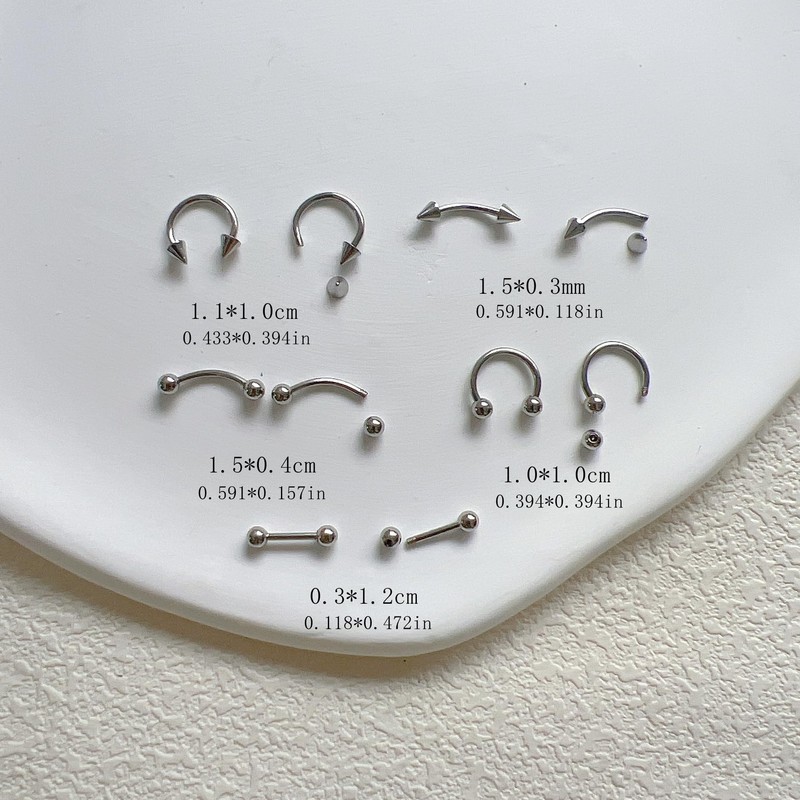 NAIL ANGEL Punk Style Nail Art Decorative Metal Spike Piercing