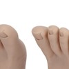 Nail Training Foot Model, Elastic Practice Fake Foot Model Soft