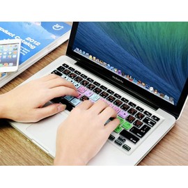 XSKN Final Cut Pro X English Silicone Shortcuts Keyboard Cover Skin Protector for MacBook Air MacBook Pro 13 15 17 Inch (US/EU Keyboard)