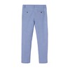 VERTBAUDET Boys Cotton Linen Chino Pants, blue