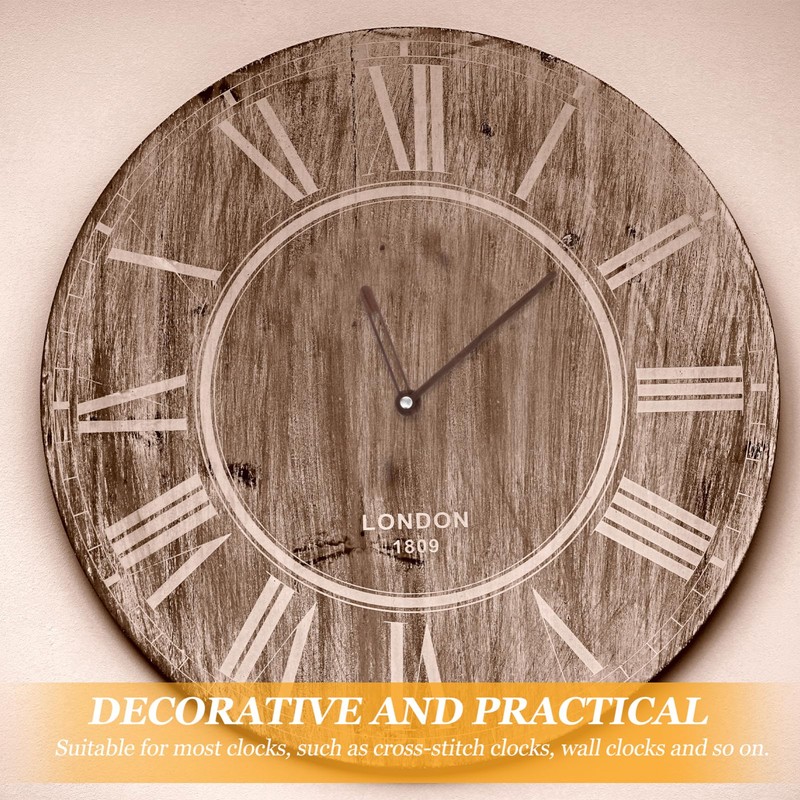 Mipcase 5 Sets Wooden Clock Hands Precision Cross Stitch Clock