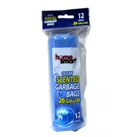 Home Smart Ocean Scented 26 Gallon Garbage Bags