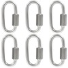 Qjaiune 6Pcs Quick Links 5/32 Inch 304 Stainless Steel D