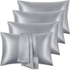Aspire Homeware Pillow Cases 4 Pack - Super Soft Satin