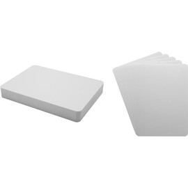 (30) White Heavy Duty 30mil Narrow CD Jewel Box Divider Cards - 4-7/8" x 6-3/4" - CDNS68NWH30